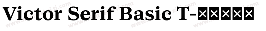 Victor Serif Basic T字体转换